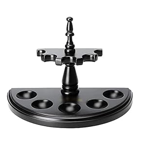 木製 回転式パイプスタンド　18本用　パイプ10本付き　アンティーク 木製 回転式パイプスタンド 18本用 パイプ10本付き アンティーク